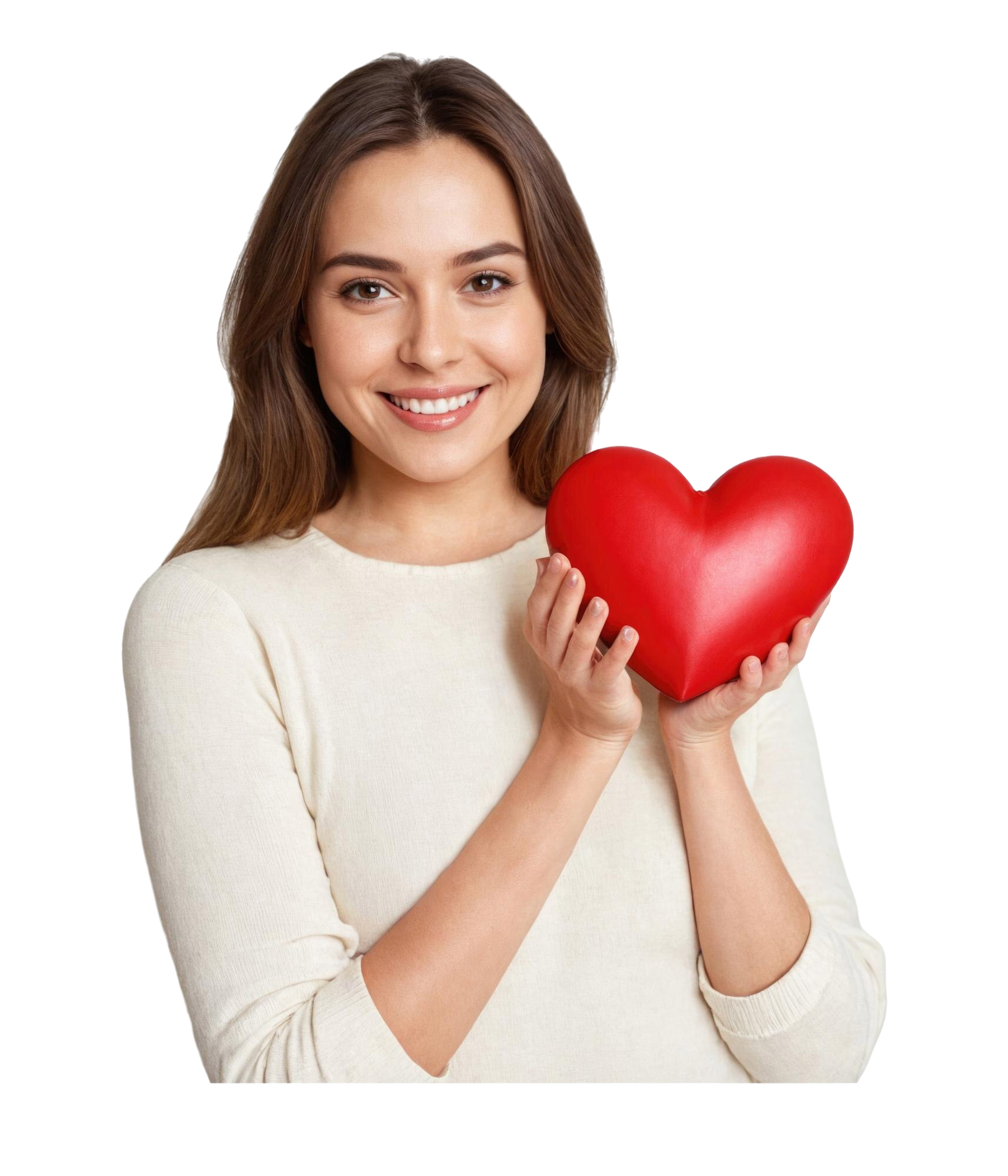smile-cute-woman-holding-heart-shape-valentine-day